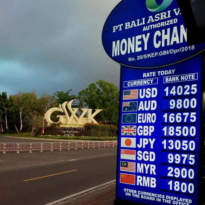 Bali Asri valuta - Money Changer in Bali